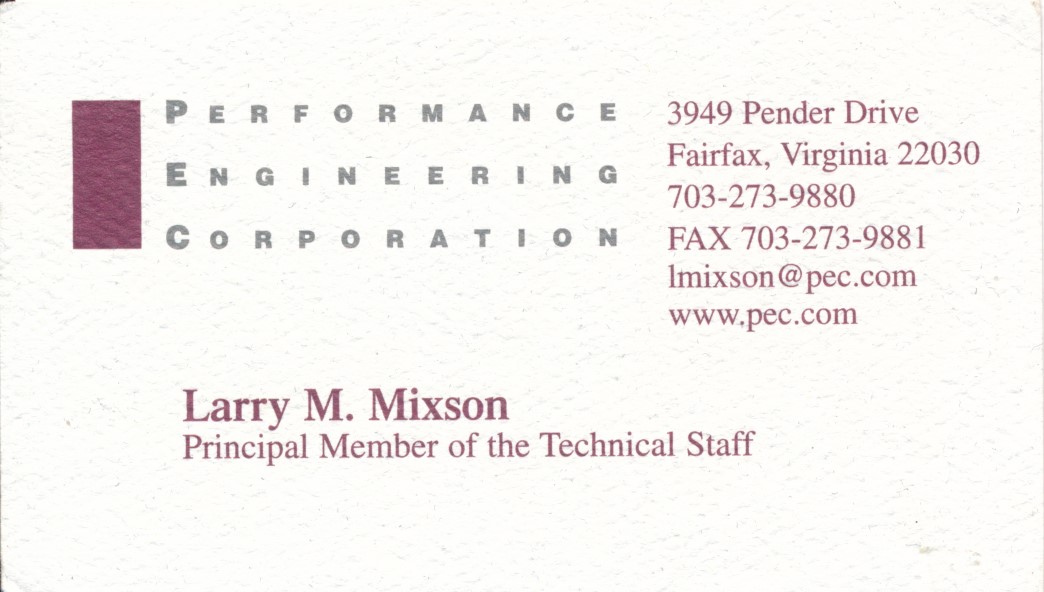 PEC Business Card