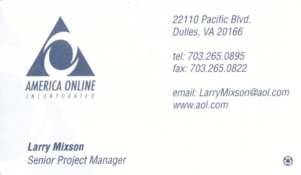 AOL Business Card