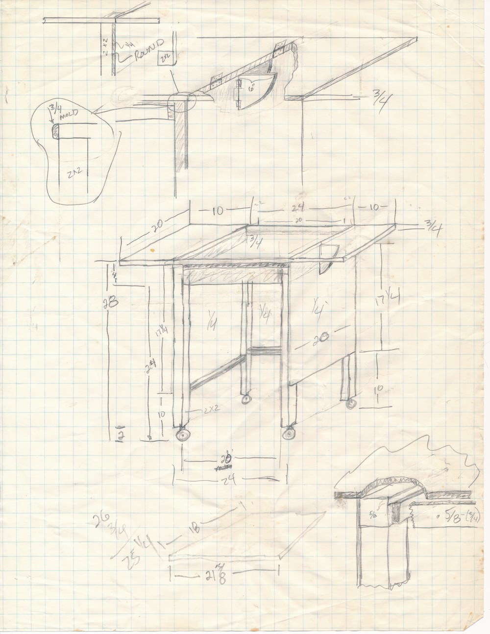 Folding Table Design