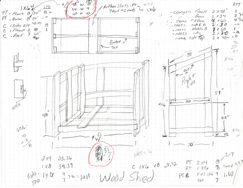 Woodshed plans version 1