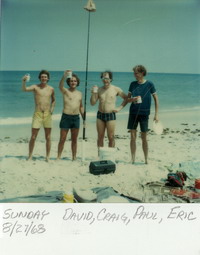 David, Eric, Paul, Craig Beach Fishing