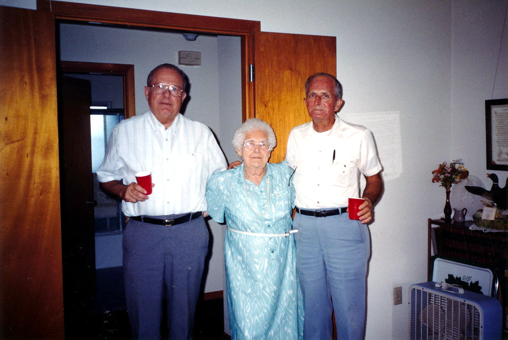 Roslie with sons Morris and Arnold