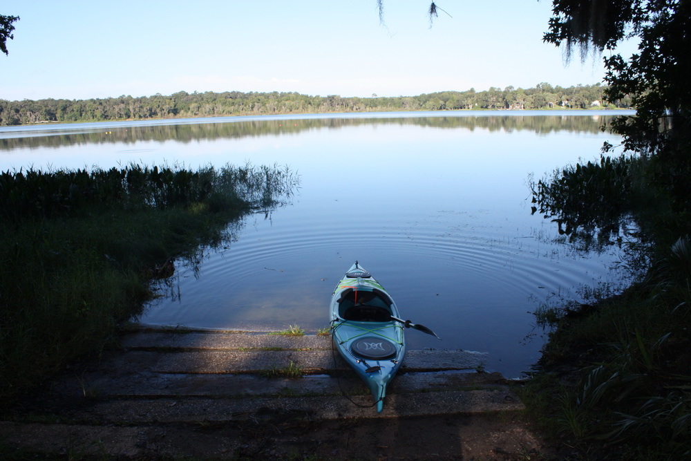 Kayak on Lake Wauburg