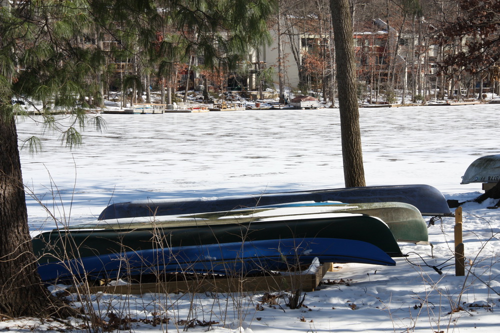 to cold to go canoeing