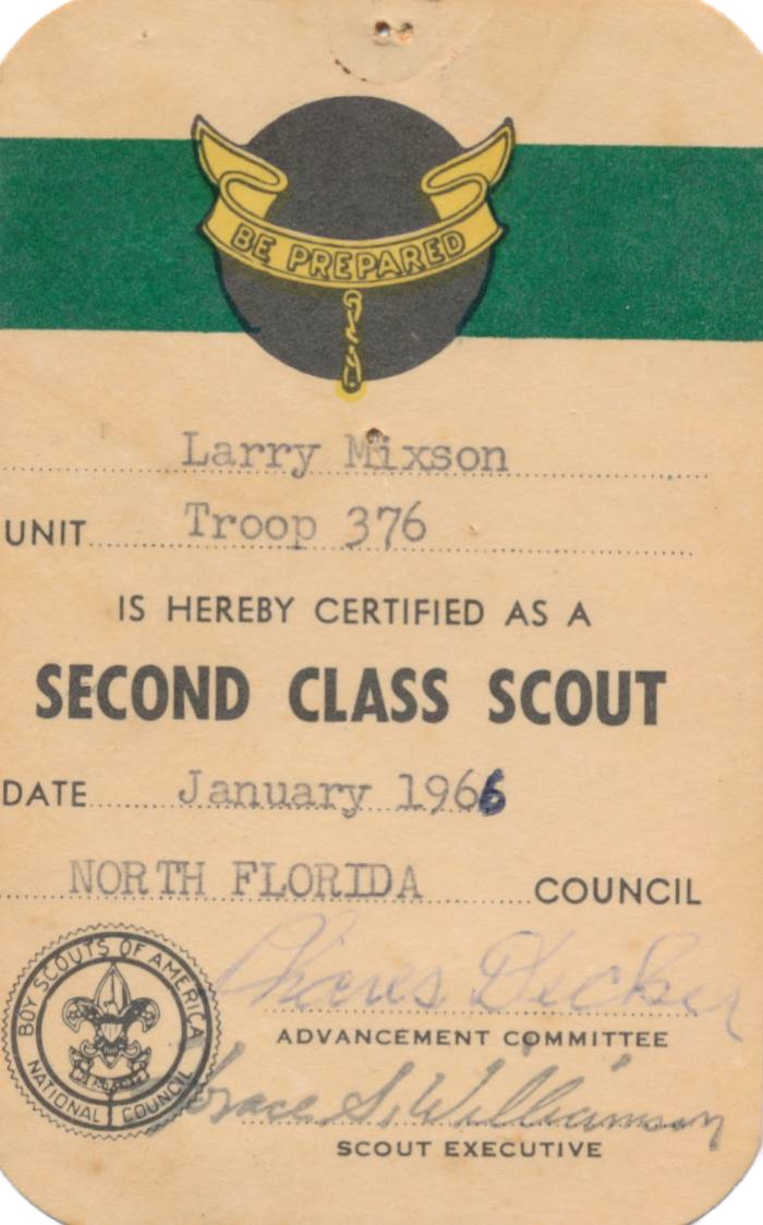 2nd Class Card