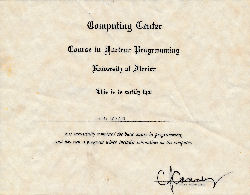 First Computer Course