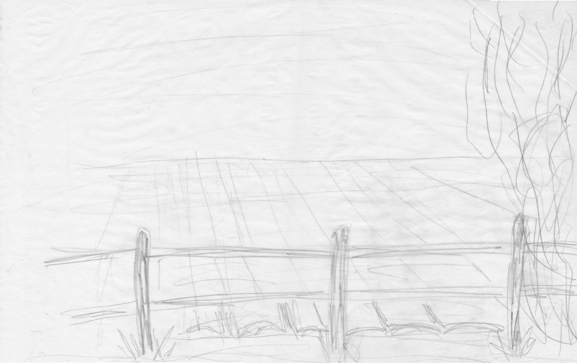 Fence and farm field