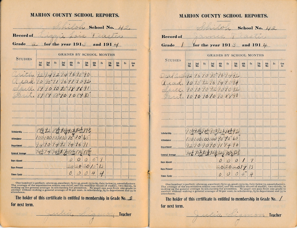 Lizzie Lois Feaster, James Feaster