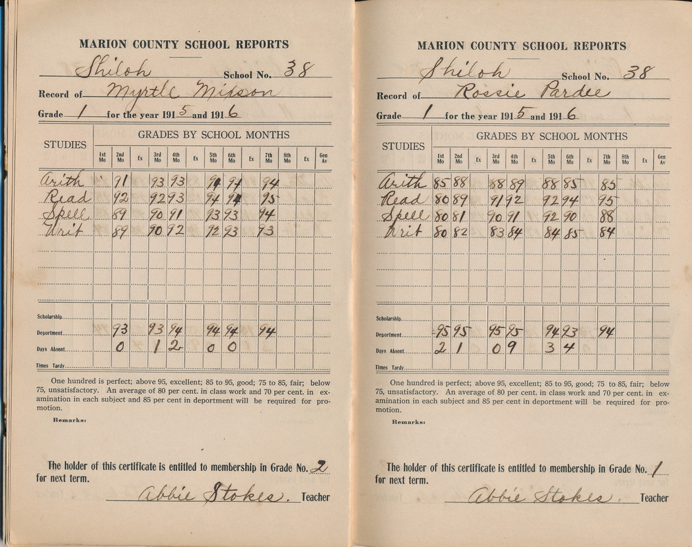 Myrtle Mixson (#910), Rosie Pardee