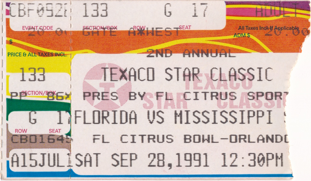 Football ticket