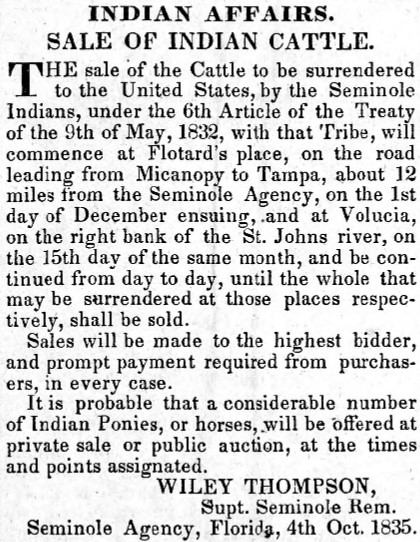 Seminole Cattle Sale