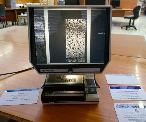 Microfiche Reader