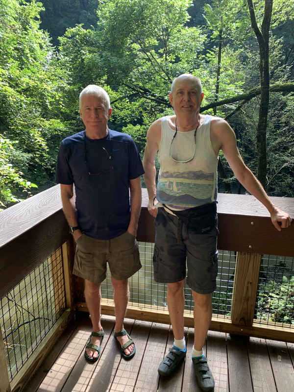 David and I at Devil's Millhopper
