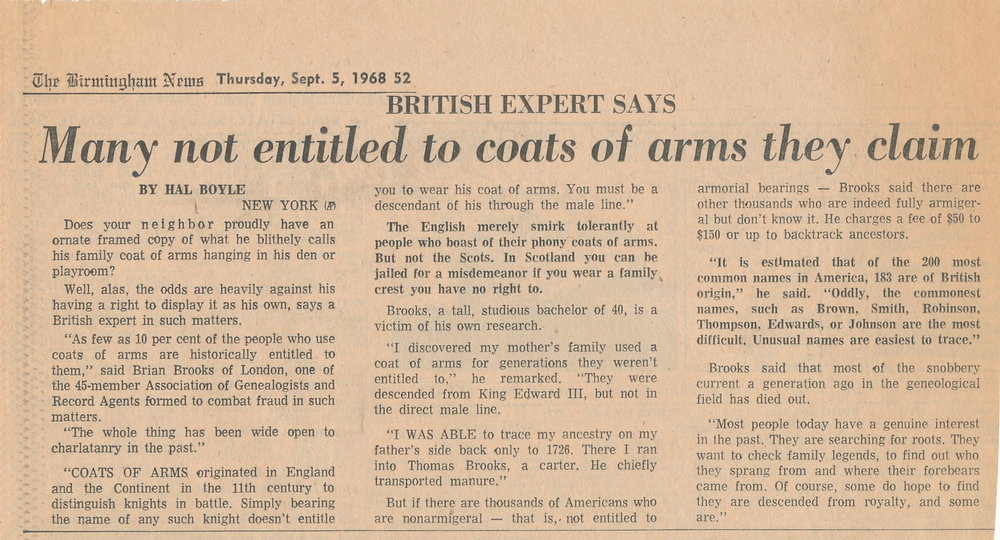 newspaper clipping