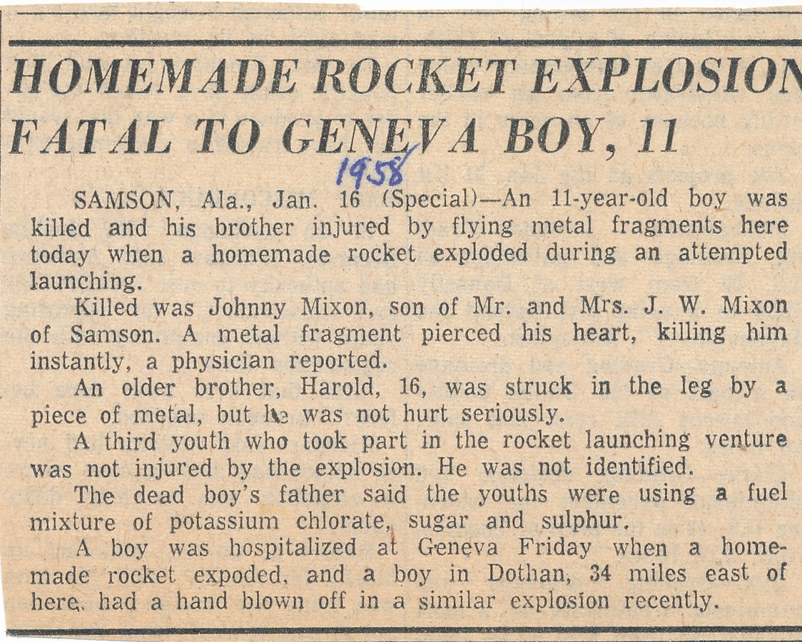 Rocket Explosion