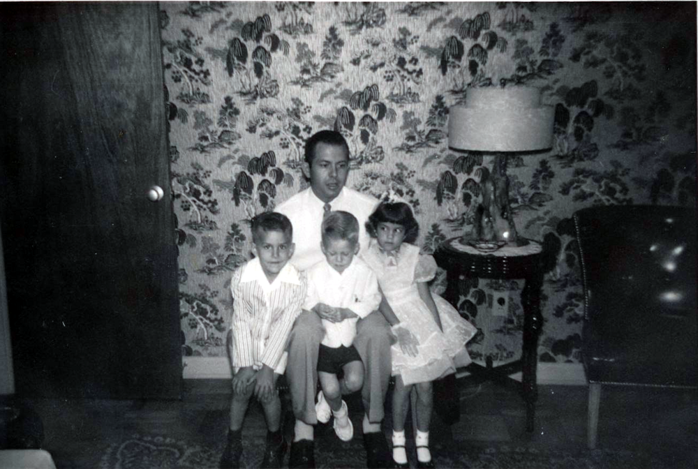 Morris, Larry, David, Brenda - 1957