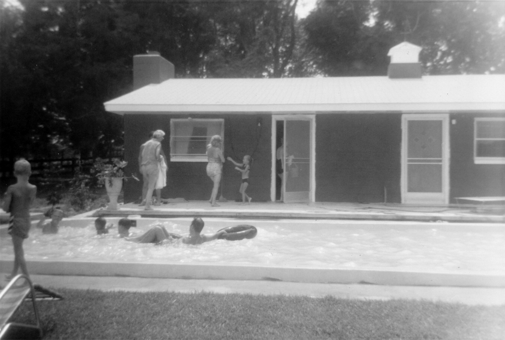 Pool house at the Ranchette