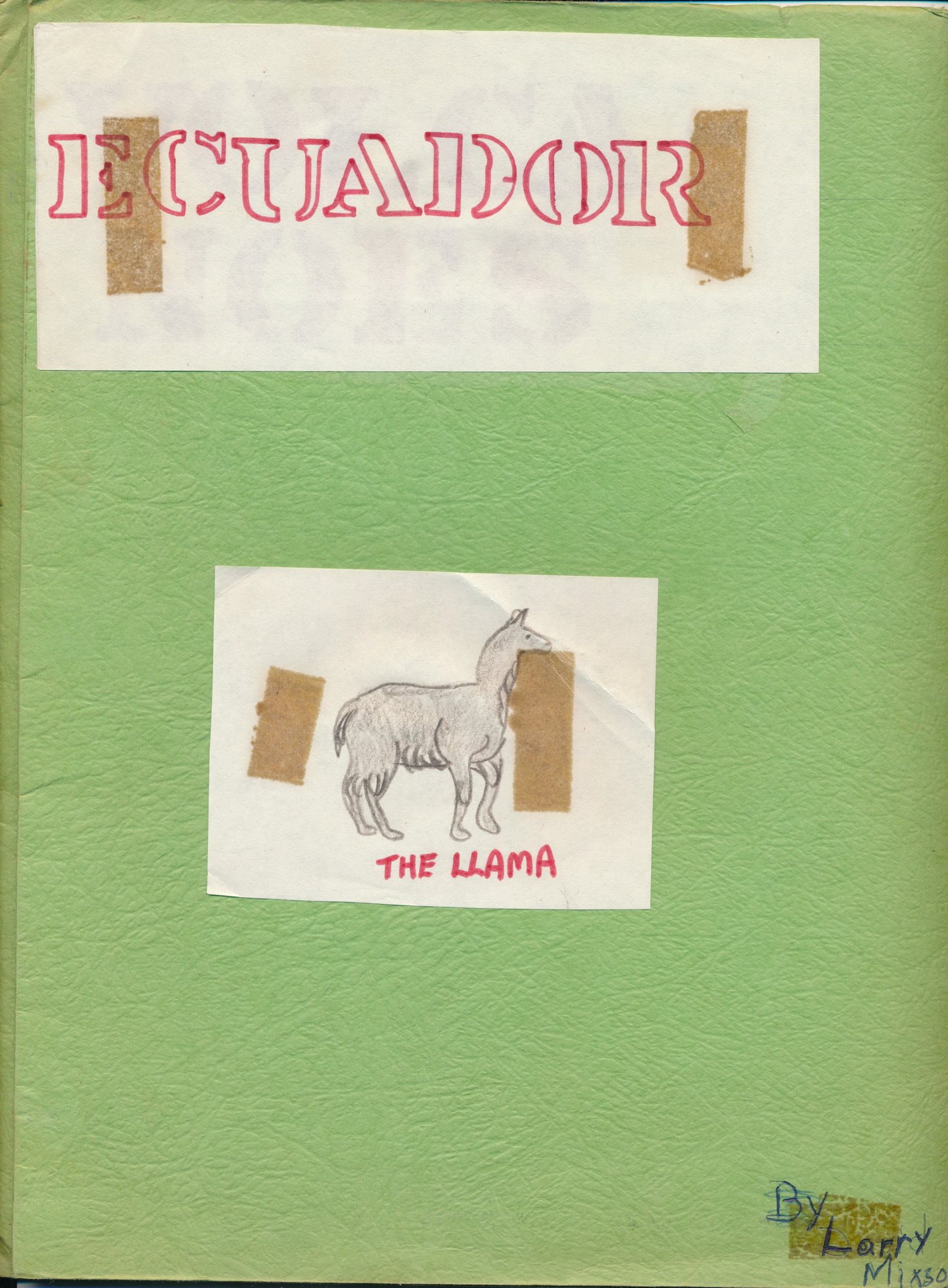 Equador- A Sixth Grade Paper