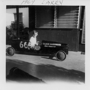 Larry in Soap Box Derby