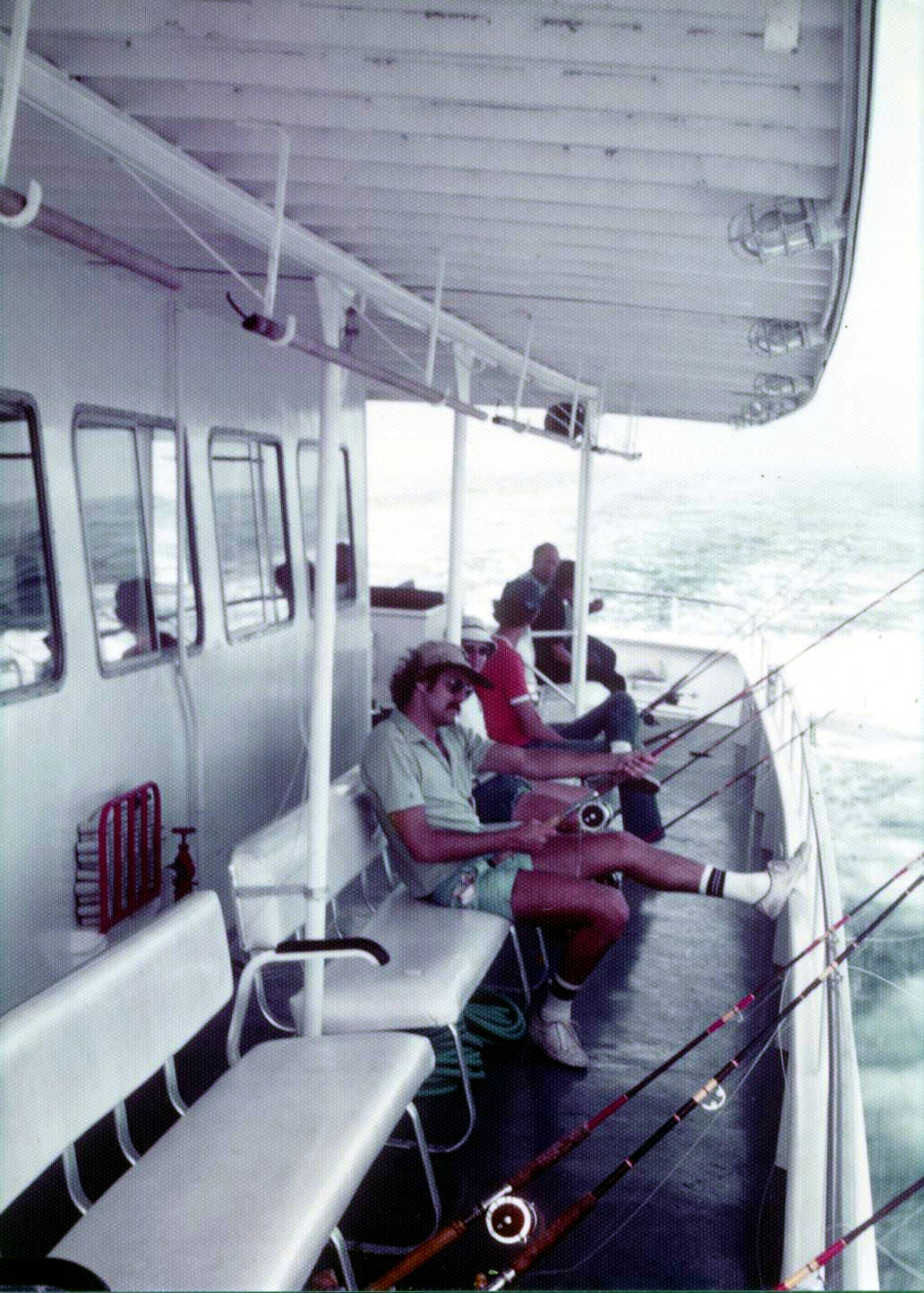 Me fishing on the Helen-S