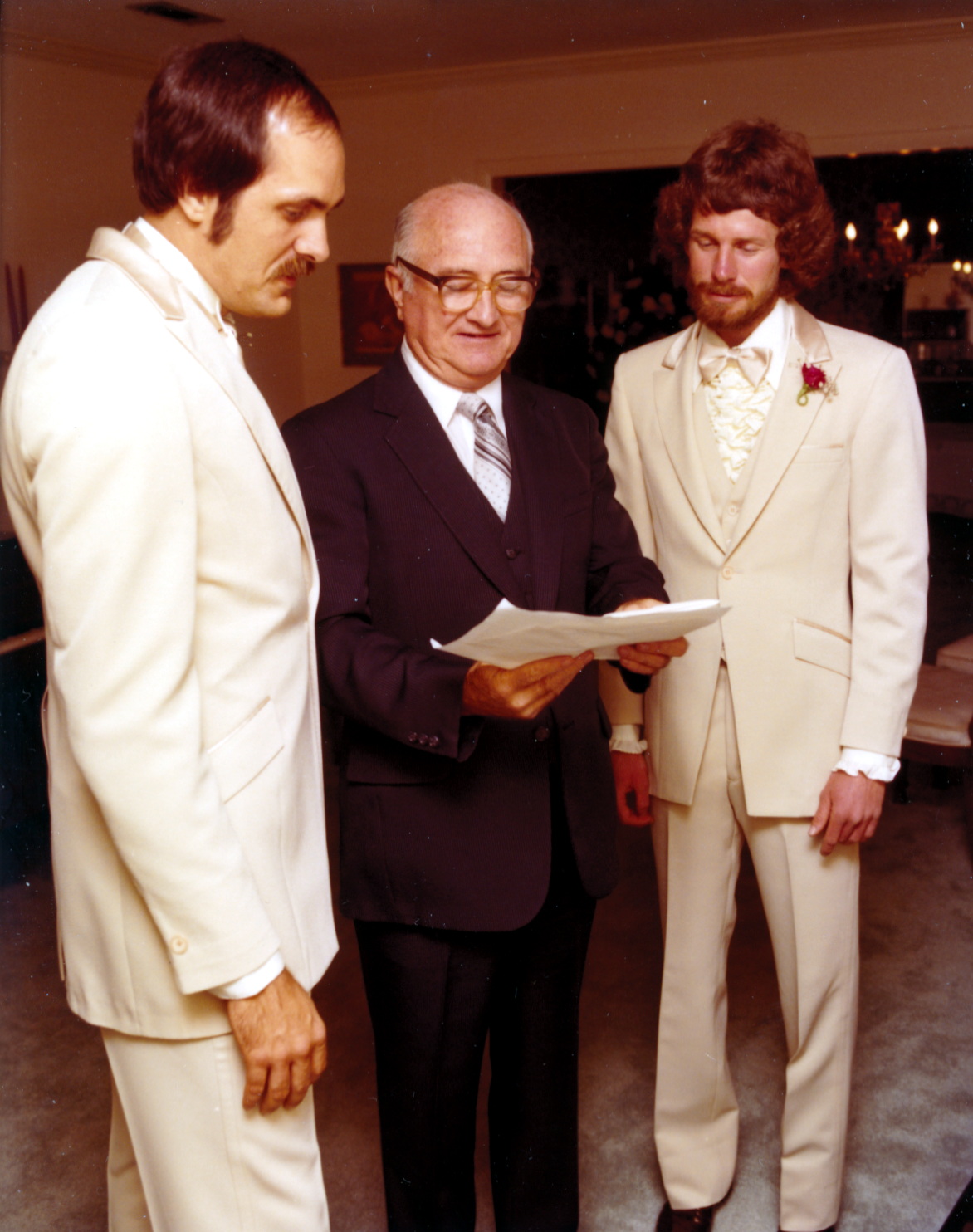Minister with Larry and David