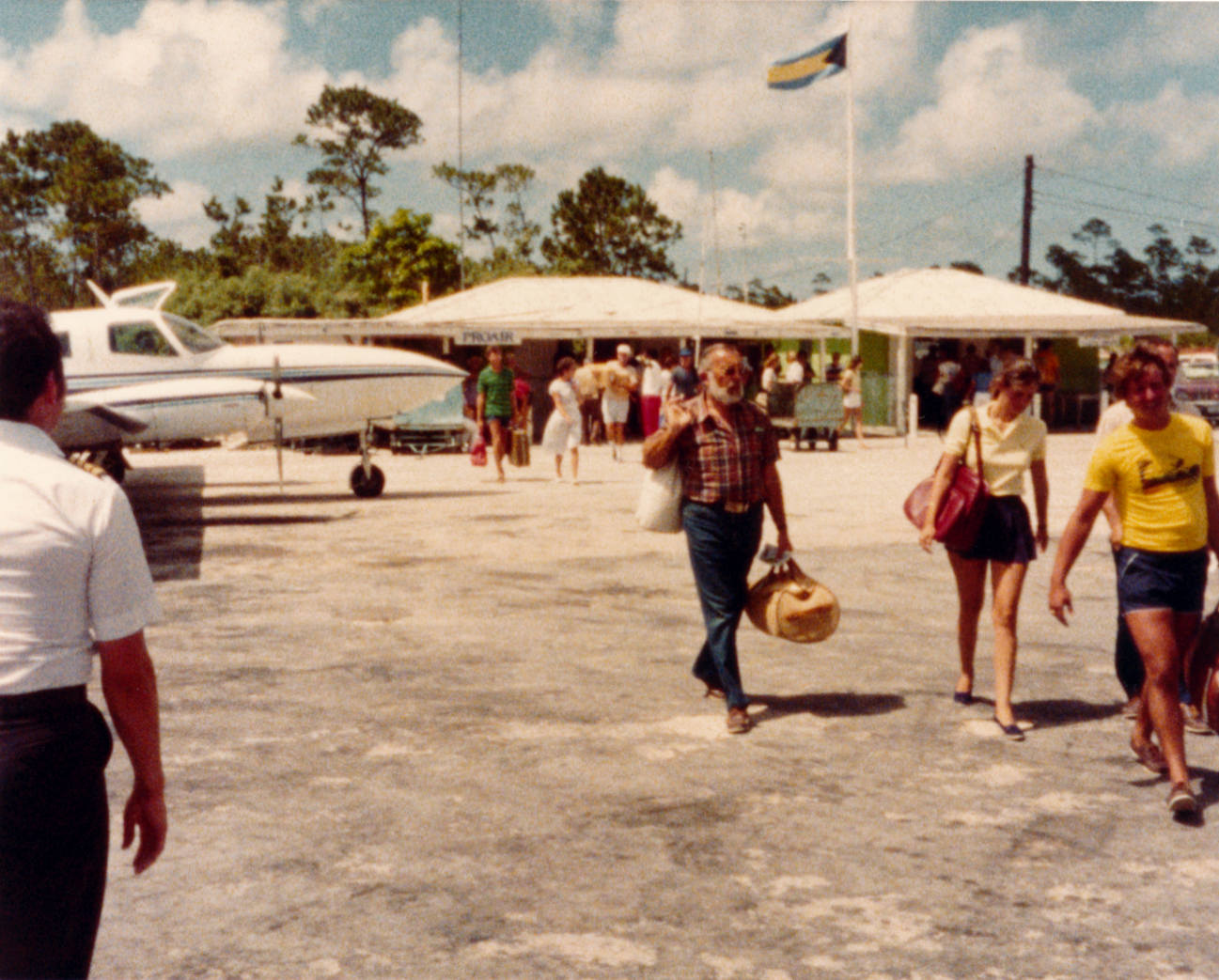 Arival at the airport