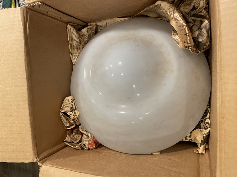 Box with lamp shade