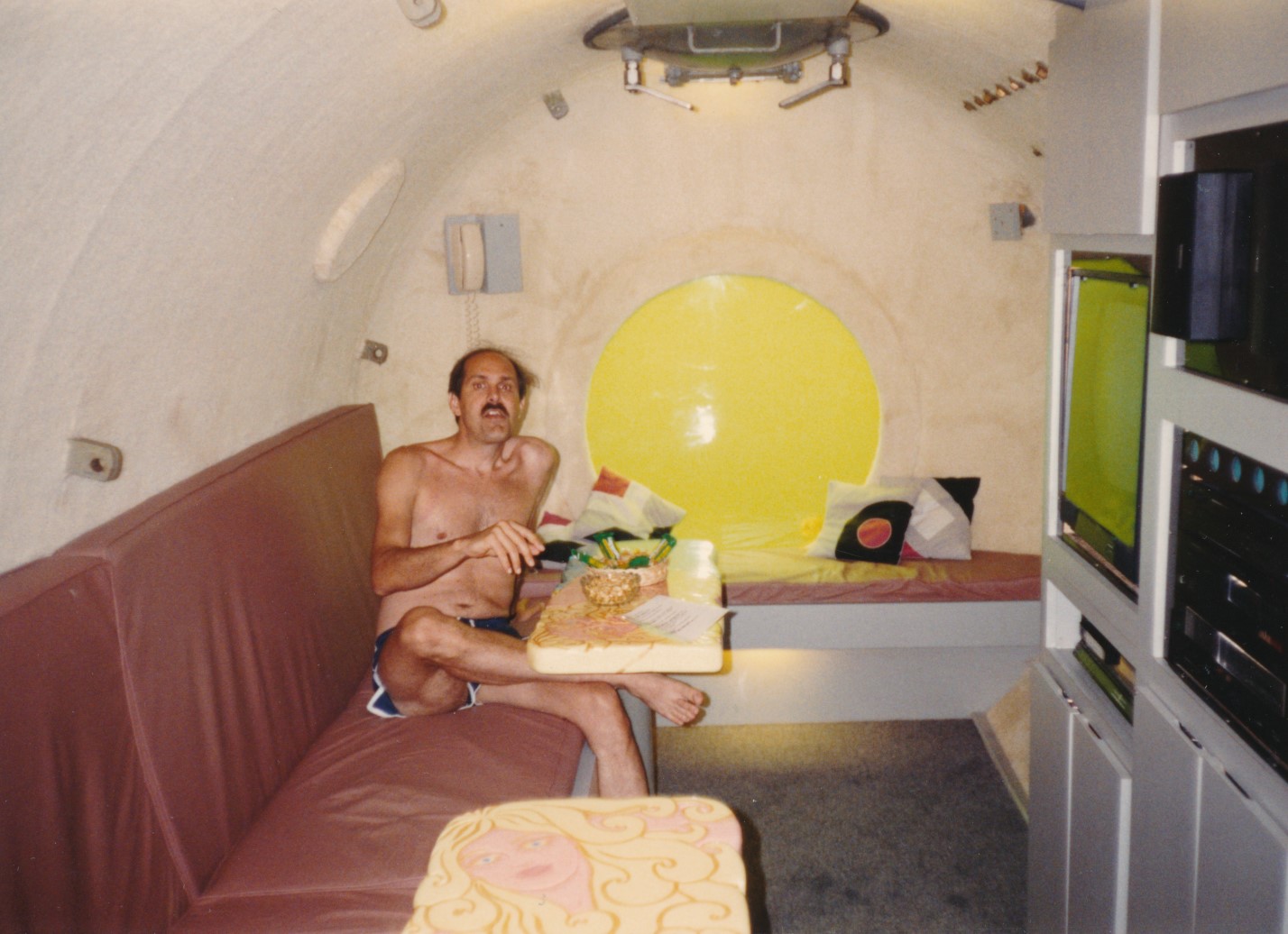 Larry in the living area