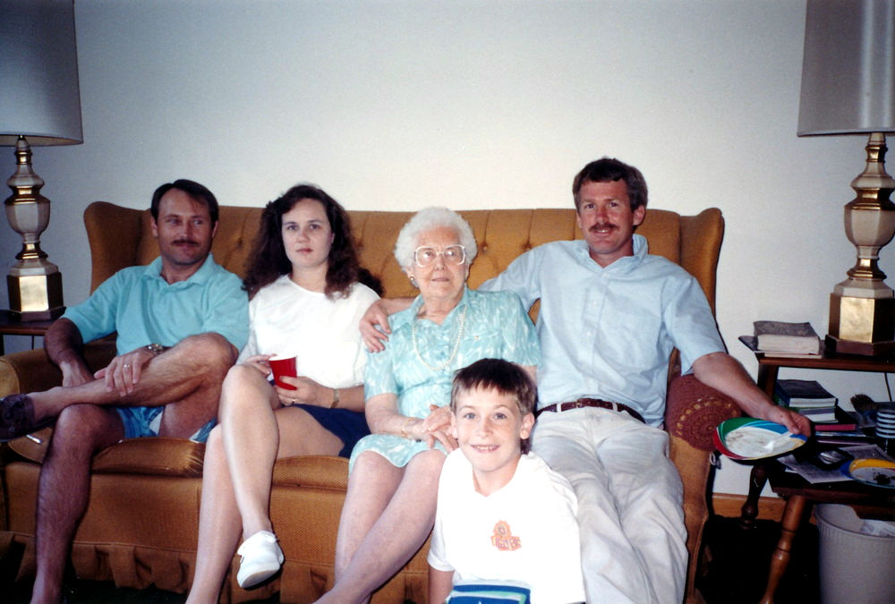 Rosalie with grandkids