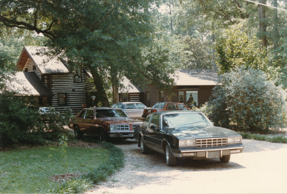 Cars in driveway