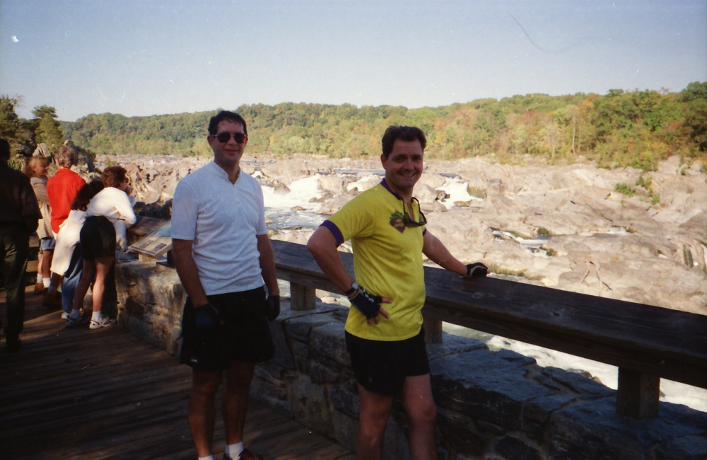 We continued on the C&O Trail, passing Carder Rock where we camped with the Boy Scouts then on to Great Falls where we stopped for a break and a view of the falls.
