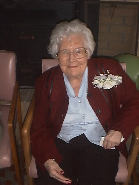 Grandma Mixson 100 years old