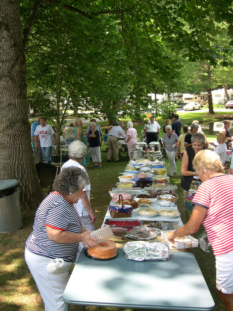Food is on the table