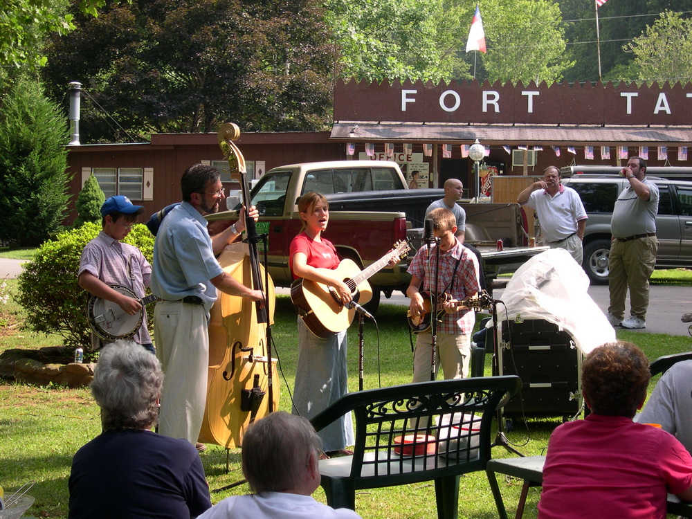The band is playing