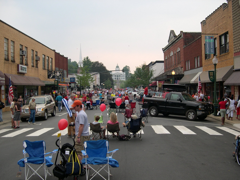 Went to near by Sylva to see the parade