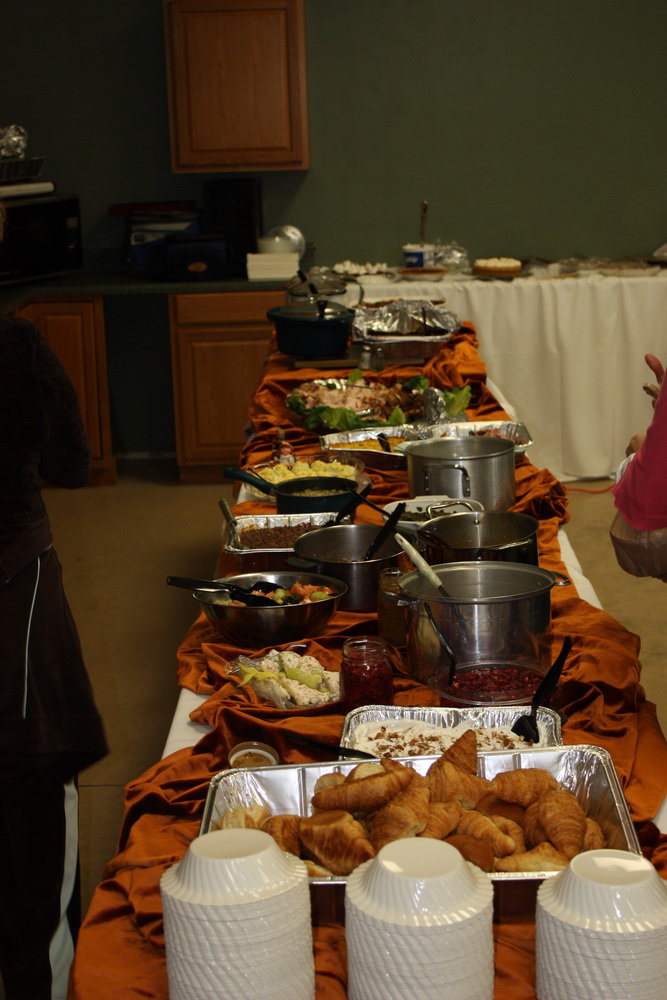 The food is ready....