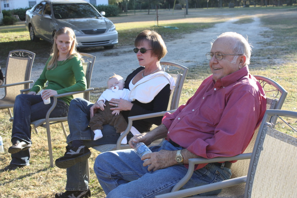 Dad, Connie with Vanessa's baby, Vanessa