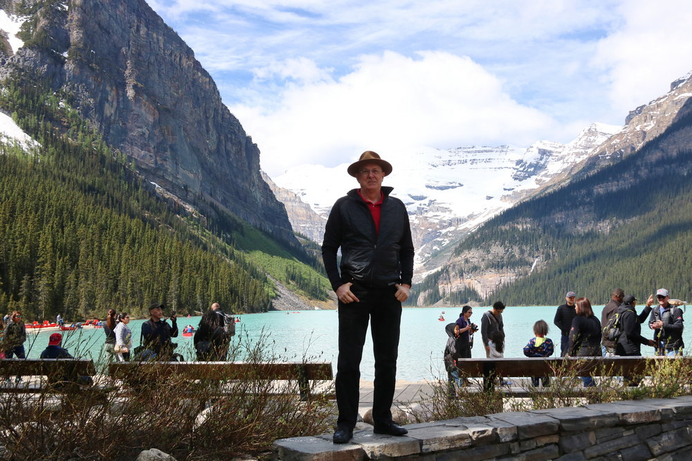 Larry at Lake Louise