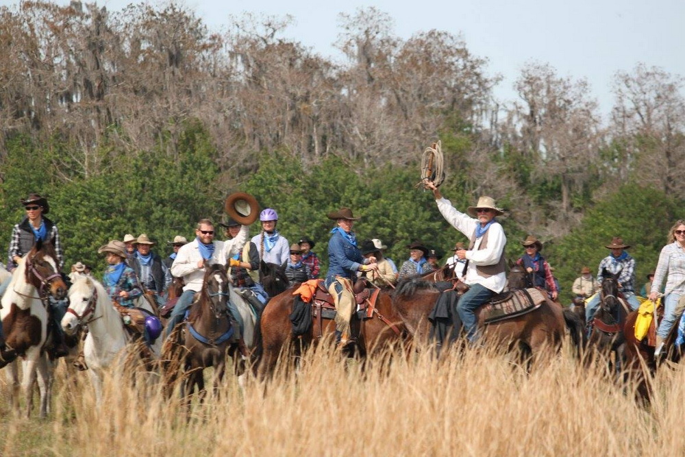 Cattle drive re-enactment