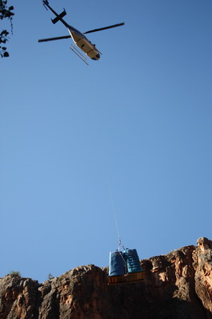 Flying porta potties