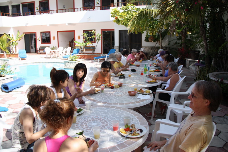 Brunch by the pool